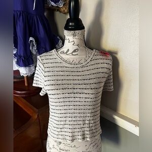 🤍 Forever 21 Soft Stretchy Cropped Top Made in USA Size M